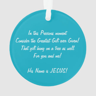 Life Wreath Acrylic Ornament