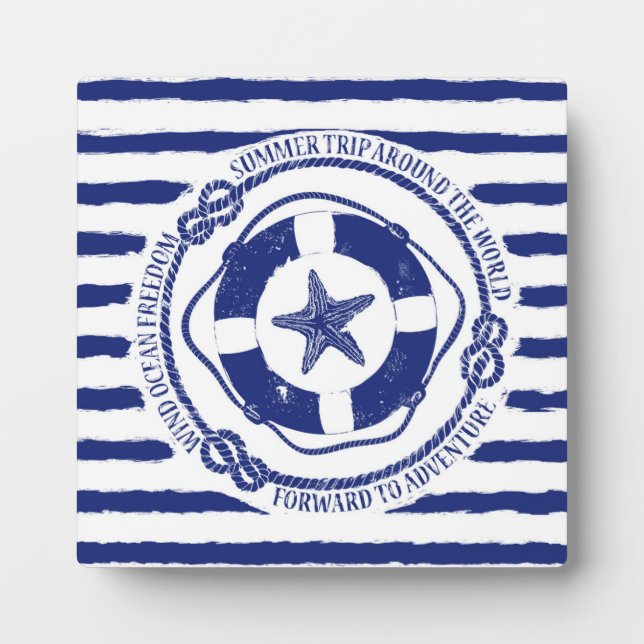 Lifebuoy And Starfish Plaque (Front)