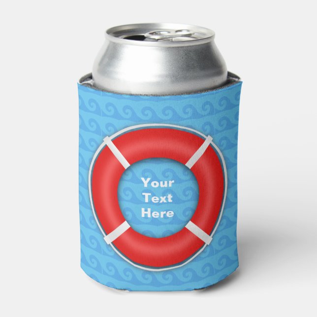 Lifebuoy Custom Text Can Cooler (Can Front)