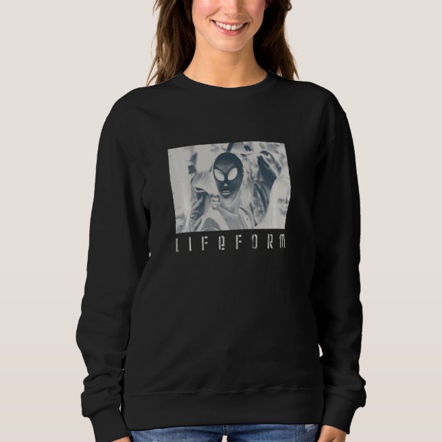 Lifeform Ufo Alien Grey Mask Sweatshirt (Front)