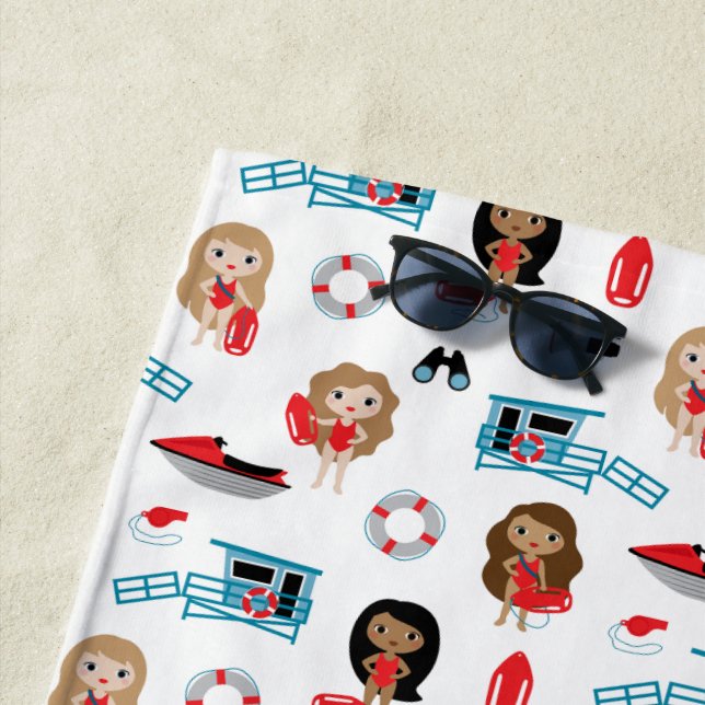 Lifeguard Beach Towel (In Situ)