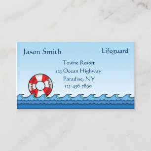 Lifeguard Business Card