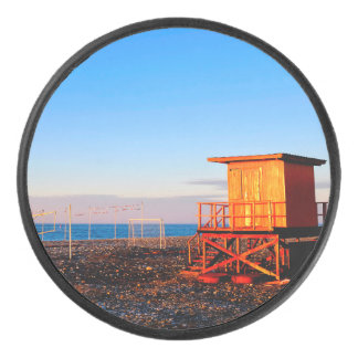 Lifeguard Cabin Hockey Puck