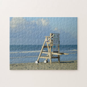 Lifeguard Chair At Folly Jigsaw Puzzle
