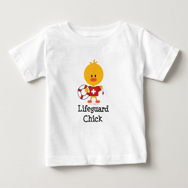 Lifeguard Chick Infant T-shirt (Front)