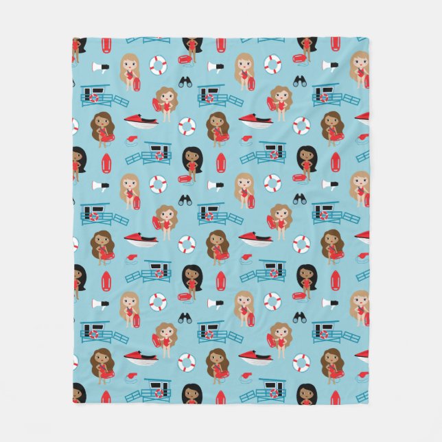 Lifeguard Fleece Blanket (Front)