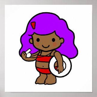 Lifeguard girl 1 poster