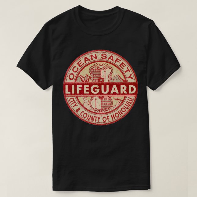 Lifeguard Honolulu T-Shirt (Design Front)
