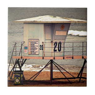 Lifeguard House Huntington Beach Tile