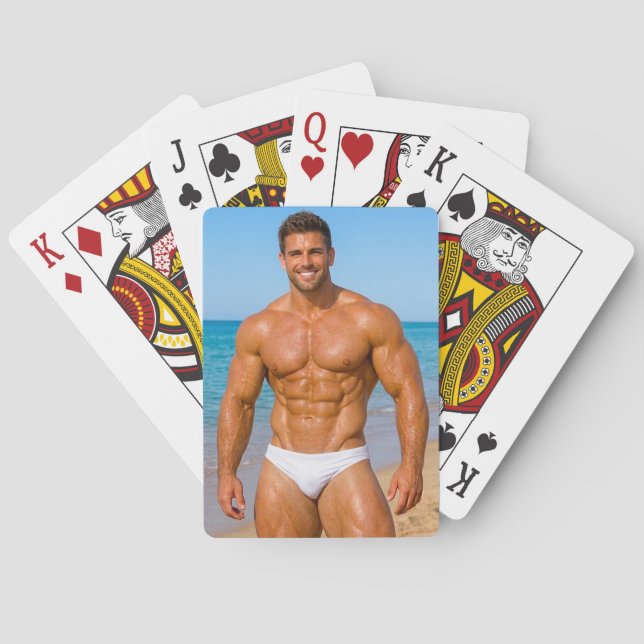 Lifeguard Image No. 1 Playing Cards (Back)