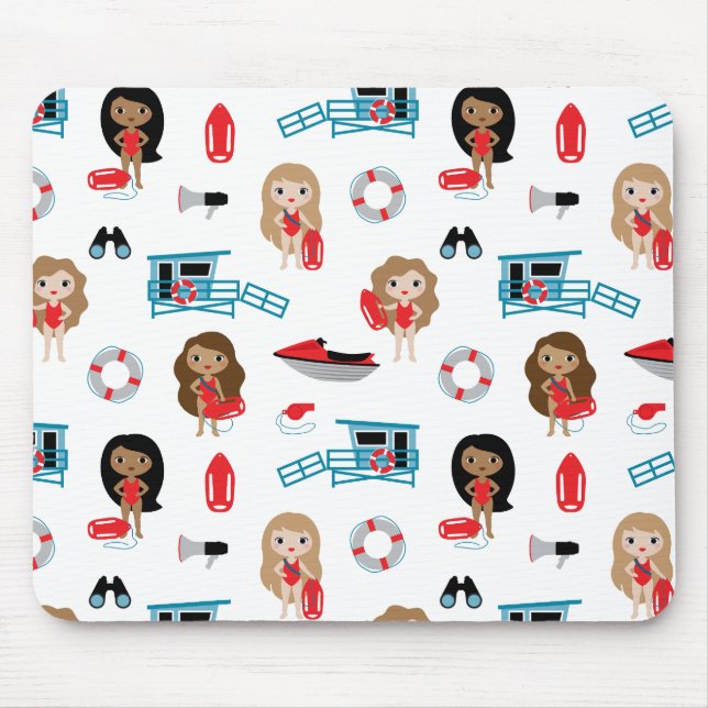 Lifeguard Mouse Mat (Front)