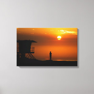 lifeguard on duty! canvas print