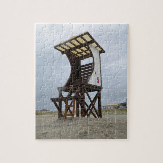 Lifeguard Stand Wrightsville Beach Jigsaw Puzzle
