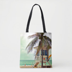 Lifeguard Station Florida Tote Bag