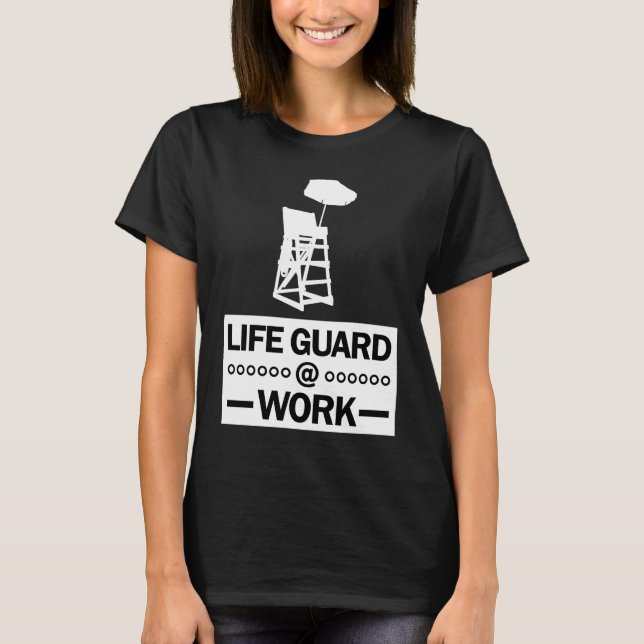 LifeGuard Swimming Swimmer Beach Swimming Pool T-Shirt (Front)