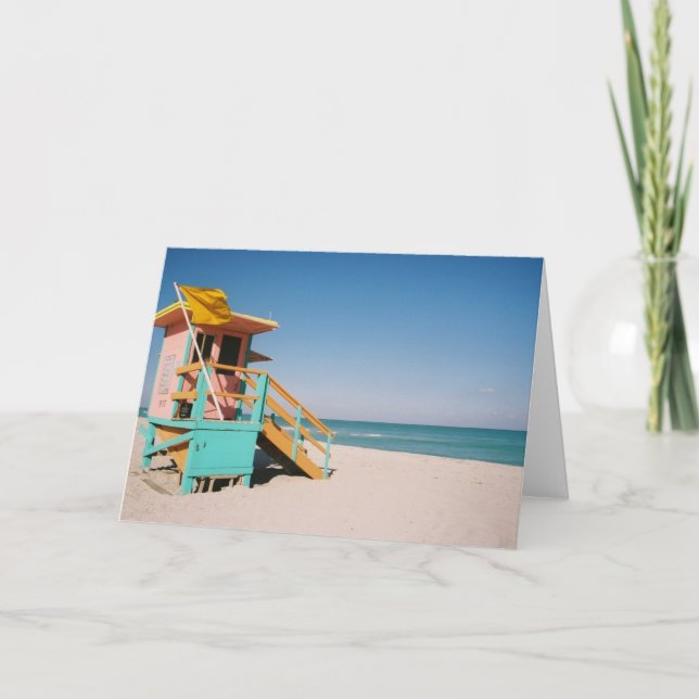 Lifeguard Tower 1 Card (Front)