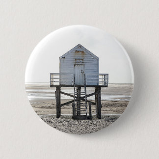 Lifeguard Tower At A Beach 6 Cm Round Badge