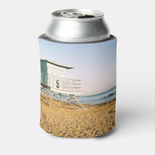 Lifeguard Tower at Santa Cruz Beach Can Cooler