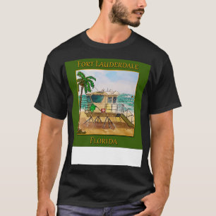 Lifeguard tower in Fort Lauderdale Florida TShirt