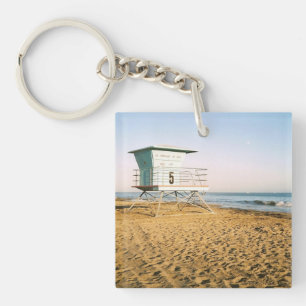 Lifeguard Tower in Santa Cruz Key Ring