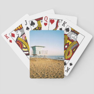 Lifeguard Tower in Santa Cruz Playing Cards
