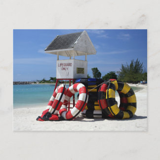 Lifeguard Tower Postcard