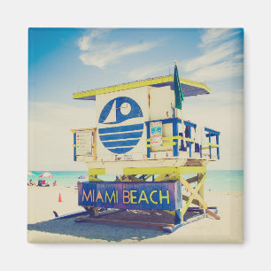 Lifeguard Tower   South Beach, Miami, Fl Magnet