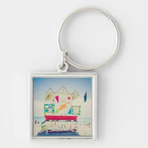 Lifeguard Tower South Beach, Miami Key Ring