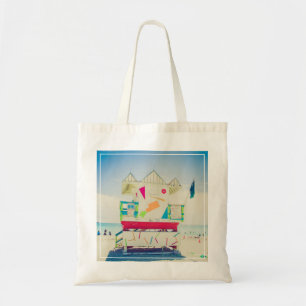 Lifeguard Tower   South Beach, Miami Tote Bag