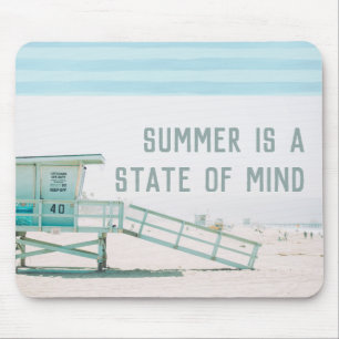 Lifeguard Tower Summer State of Mind Mouse Mat
