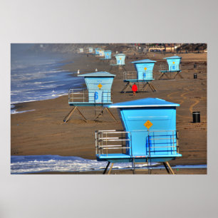 Lifeguard Towers Poster