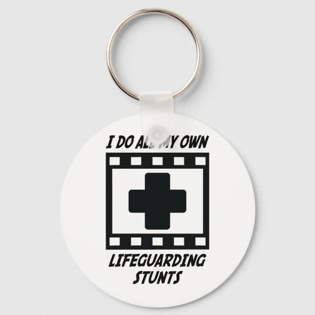 Lifeguarding Stunts Key Ring (Front)