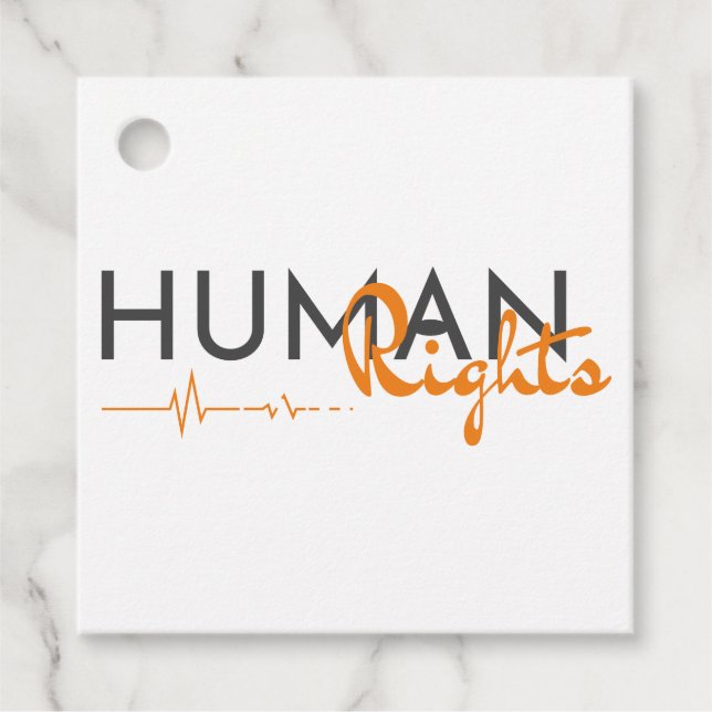 Lifeline to Human Rights Favour Tags (Front)