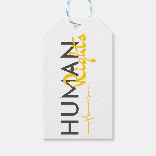 Lifeline to Human Rights Gift Tags (Front)