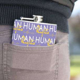 Lifeline to Human Rights Hip Flask