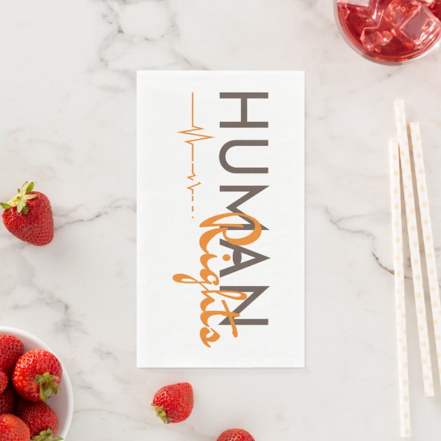Lifeline to Human Rights Napkin (Insitu)