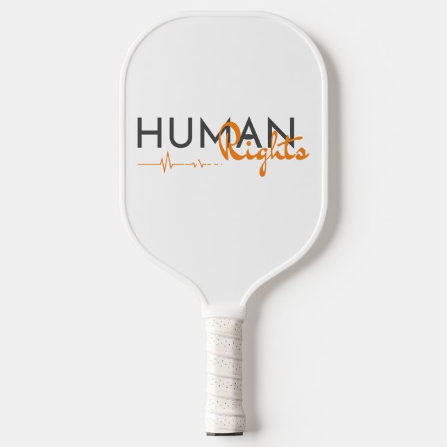 Lifeline to Human Rights Pickleball Paddle (Front)