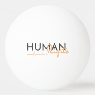 Lifeline to Human Rights Ping Pong Ball