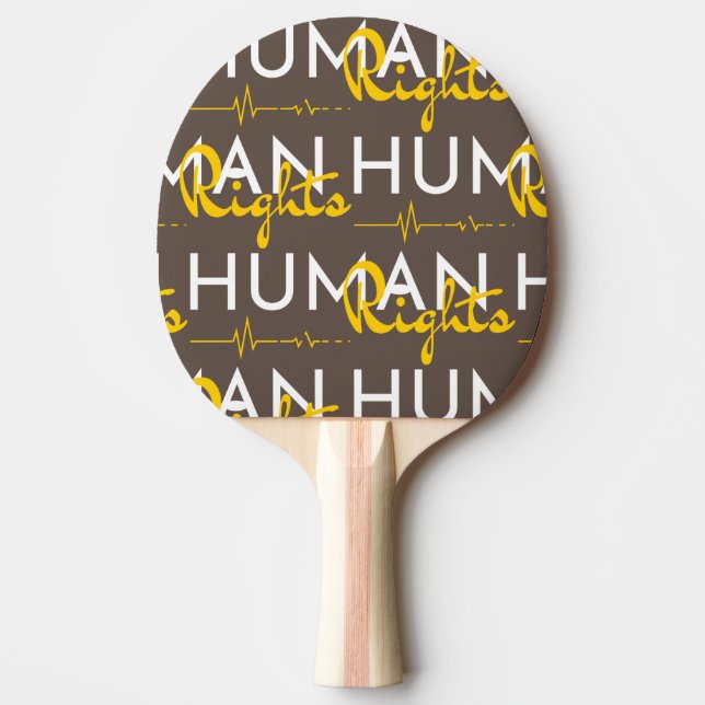 Lifeline to Human Rights Ping Pong Paddle (Front)