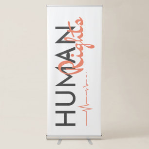 Lifeline to Human Rights Retractable Banner