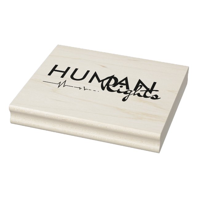 Lifeline to Human Rights Rubber Stamp (Stamp)