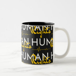 Lifeline to Human Rights Two-Tone Coffee Mug