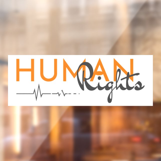 Lifeline to Human Rights Window Cling (Sheet 2)