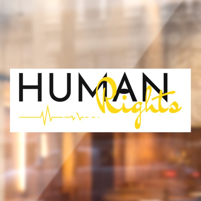 Lifeline to Human Rights Window Cling (Sheet 2)