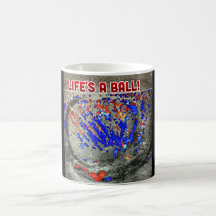 Life's a ball magic mug