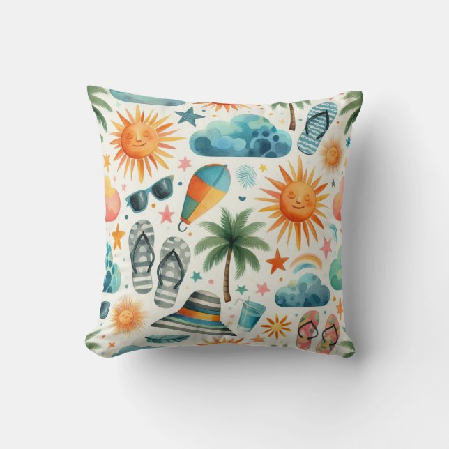 Life's a Beach Cushion (Front)