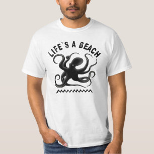 Life's a Beach - Funny Summer Quote Design T-Shirt