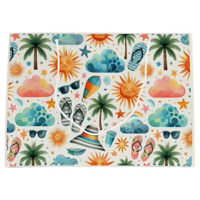 Life's a Beach Large Gift Bag (Front)