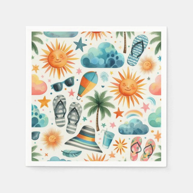 Life's a Beach Napkin (Front)