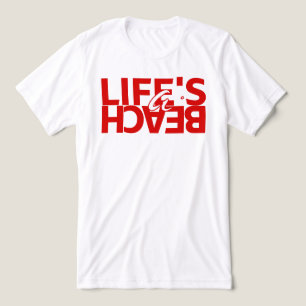 Life's a Beach Women's Summer T-Shirt Tri-Blend Shirt